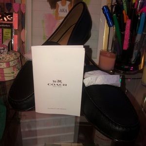 COACH Kimmie Leather Loafers